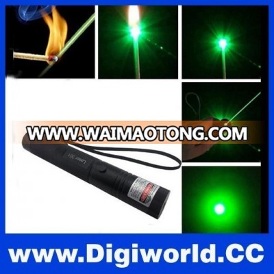 Adjustable Focus Burning Match Lazer 301 Green Laser Pointer